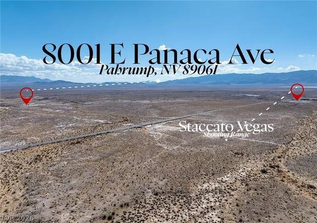 Photo 1 of Land for sale at 8001 E Panaca Ave, Pahrump, NV 89061 | MLS# 2820234 | Listing updated on 2026-09-20