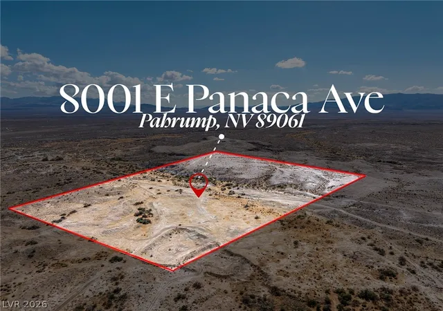 Photo 2 of Land for sale at 8001 E Panaca Ave, Pahrump, NV 89061 | MLS# 2820234 | Listing updated on 2026-09-20