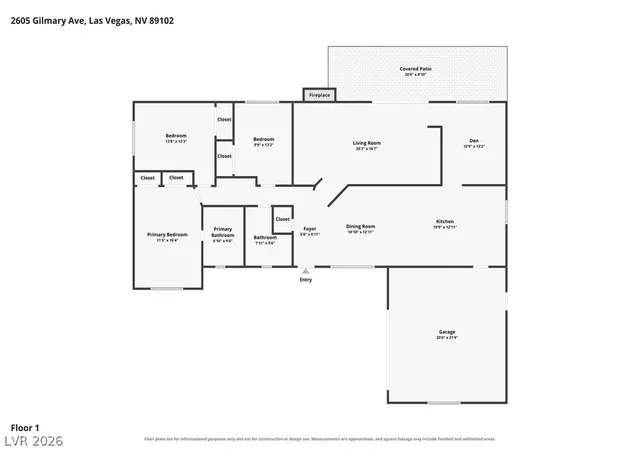 Photo 2 of Single family home for sale at 2605 Gilmary Ave, Las Vegas, NV 89102 | MLS# 2820816 | Listing updated on 2026-10-06