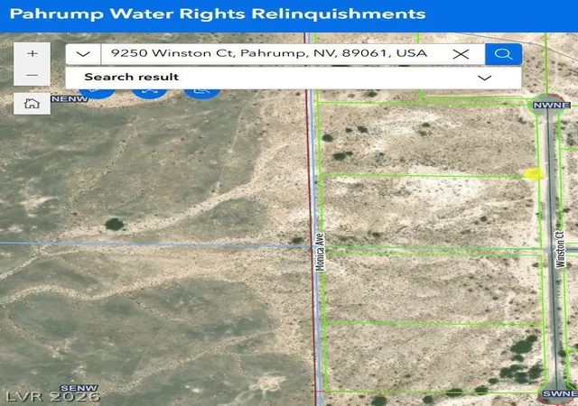 Photo 2 of Land for sale at 9250 Winston Ct, Pahrump, NV 89061 | MLS# 2821192 | Listing updated on 2026-09-24