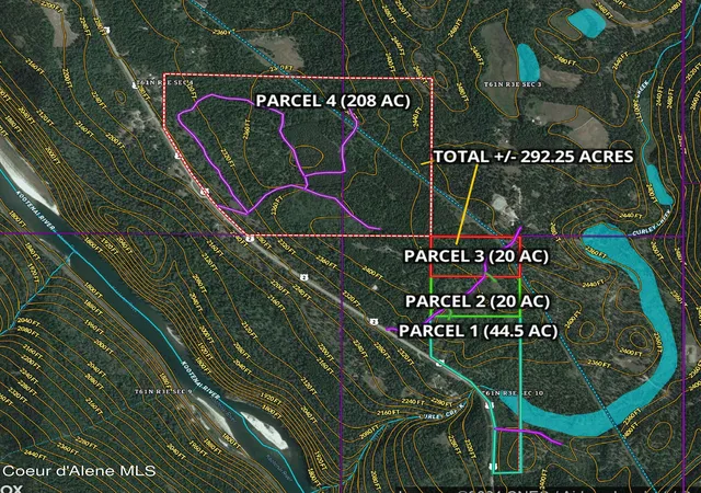 Photo 3 of Land for sale at Nka 84 Ac Wolverine Rd, Moyie Springs, ID 83845 | MLS# 26-9625 | Listing updated on 2026-09-25