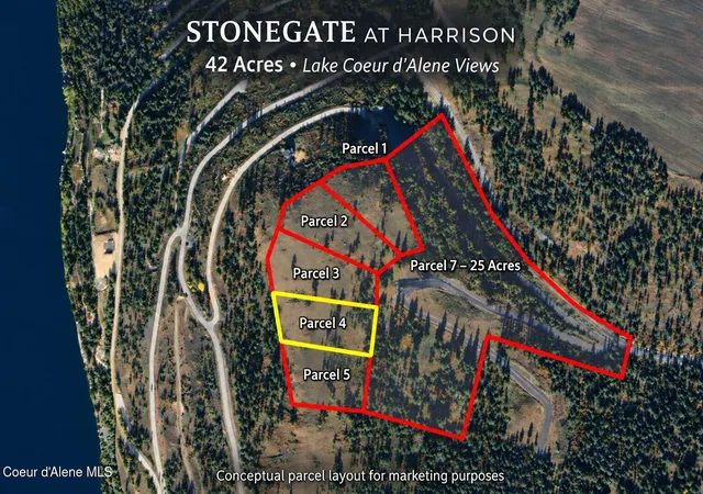 Photo 3 of Land for sale at Lot 4 Incline Dr, Harrison, ID 83833 | MLS# 26-9500 | Listing updated on 2026-09-18