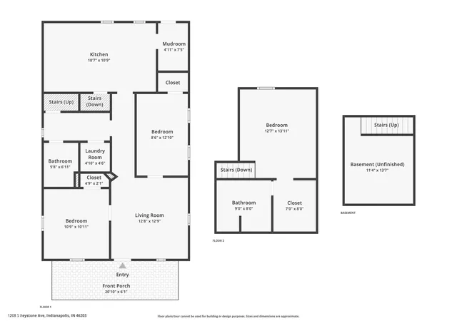 Photo 51 of Single family home for sale at 1208 S Keystone Ave, Indianapolis, IN 46203 | MLS# 22123630 | Listing updated on 2026-09-04