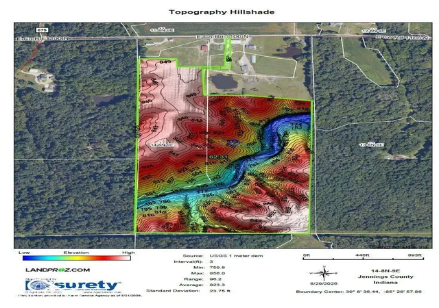 Photo 28 of Land for sale at Tbd E County Rd 1100 N, Butlerville, IN 47223 | MLS# 22123708 | Listing updated on 2026-09-01
