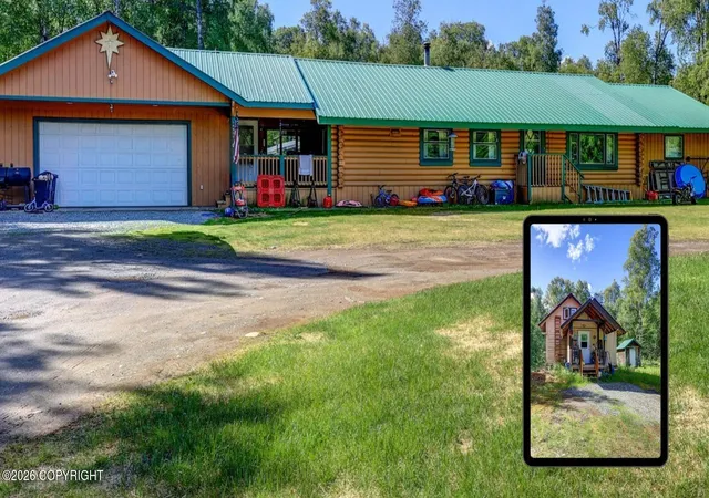 Photo 1 of Single family home for sale at 14900 E Kellard Cir, Talkeetna, AK 99676 | MLS# 26-7883 | Listing updated on 2026-09-08