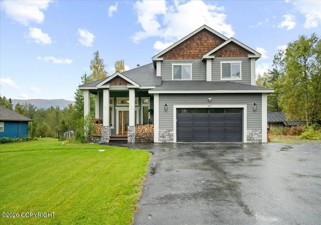 Photo 1 of Single family home for sale at 521 E Locharron Dr, Wasilla, AK 99654 | MLS# 26-11442 | Listing updated on 2026-09-10