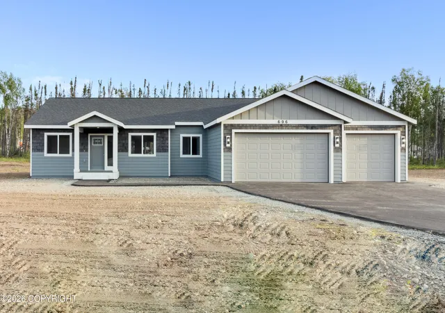 Photo 1 of Single family home for sale at 696 W Wood Star Dr, Wasilla, AK 99654 | MLS# 26-11431 | Listing updated on 2026-09-11