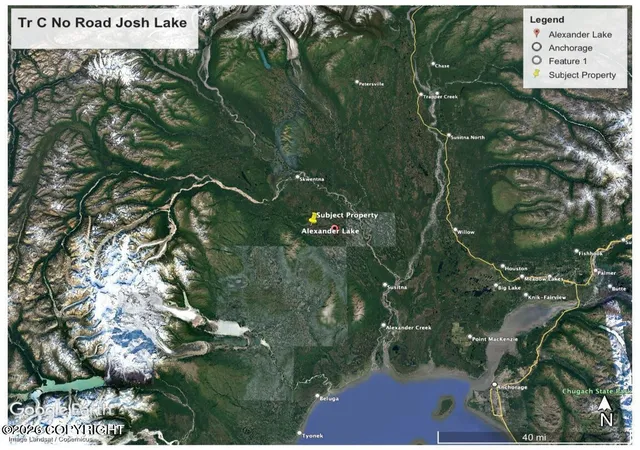 Land for sale at Tr C Josh Lake, Skwentna, AK 99000 | MLS# 26-12311