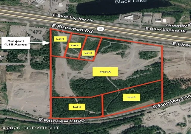 Photo 2 of Sale Pending at Nhn E   L1 Fireweed Rd, Wasilla, AK 99654 | MLS# 26-12756 | Listing updated on 2026-10-16