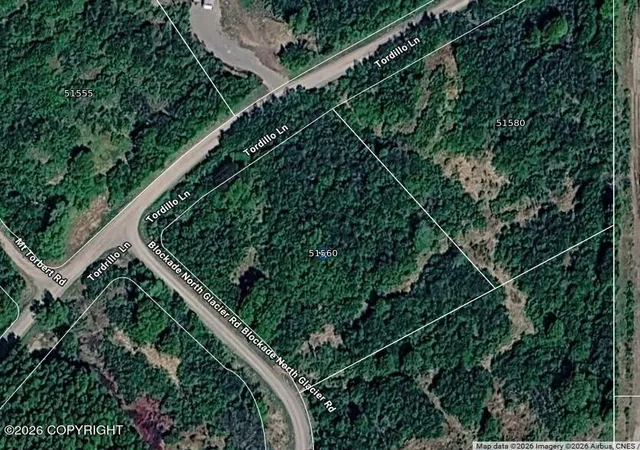 Photo 2 of Land for sale at 51560 Tordrillo Ln, Kenai, AK 99611 | MLS# 26-12907 | Listing updated on 2026-10-09