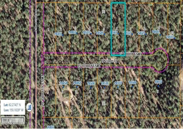 Land for sale at 14567 E Sculpin St, Talkeetna, AK 99676 | MLS# 26-12831