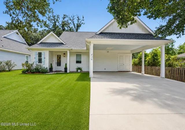 Photo 1 of Single family home for sale at 416 Ulman Ave, Bay Saint Louis, MS 39520 | MLS# 4161188 | Listing updated on 2026-09-02