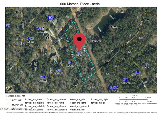 Photo 4 of Land for sale at Marshal Pl, Petal, MS 39465 | MLS# 4161074 | Listing updated on 2026-09-01