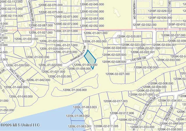 Photo 2 of Land for sale at 760 Sharon Hills Dr, Biloxi, MS 39532 | MLS# 4161214 | Listing updated on 2026-09-14