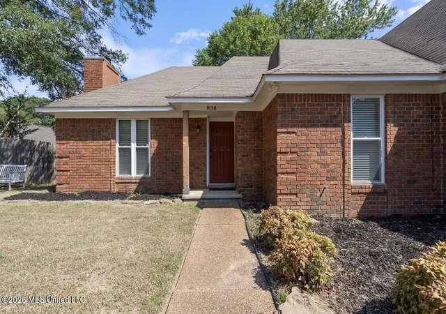 Photo 3 of Single family home for sale at 838 Cloverleaf Dr, Southaven, MS 38671 | MLS# 4161320 | Listing updated on 2026-09-13