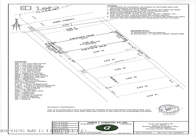 Photo 1 of Land for sale at 720 Ruth Ave, Gulfport, MS 39501 | MLS# 4161612 | Listing updated on 2026-09-05