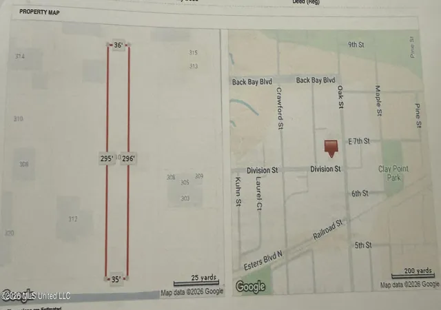 Photo 2 of Land for sale at 310 Division St, Biloxi, MS 39530 | MLS# 4162199 | Listing updated on 2026-09-11