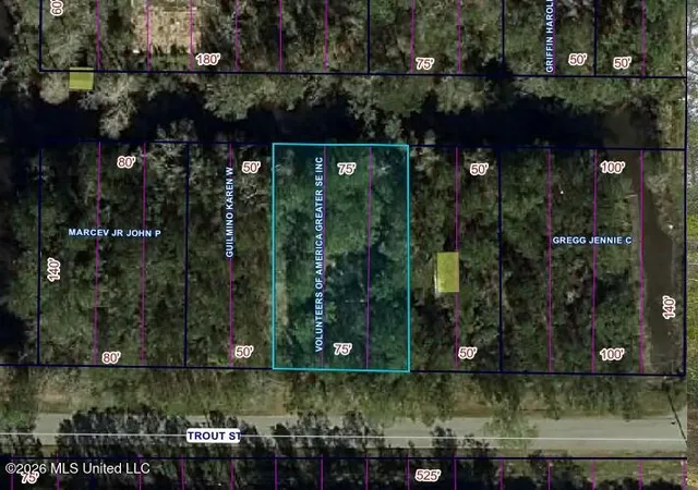 Photo 1 of Land for sale at 5028 Trout St, Bay Saint Louis, MS 39520 | MLS# 4162635 | Listing updated on 2026-10-14