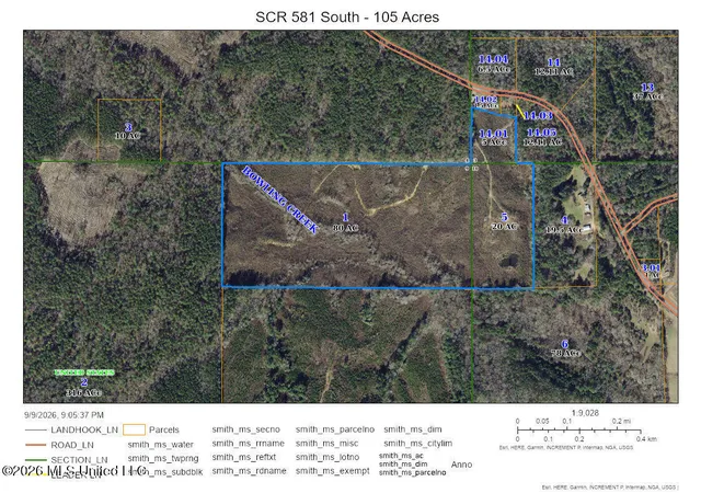 Photo 1 of Land for sale at Scr 581, Raleigh, MS 39153 | MLS# 4163326 | Listing updated on 2026-09-23