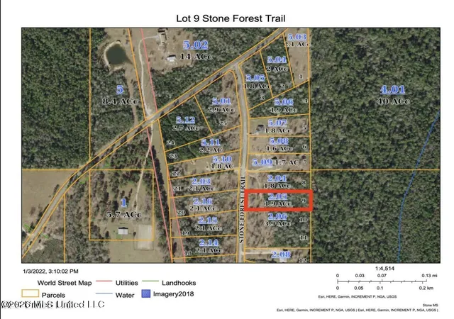 Photo 1 of Sale Pending at Lot 9 Stone Forrest Trl, Mc Henry, MS 39561 | MLS# 4163914 | Listing updated on 2026-10-01