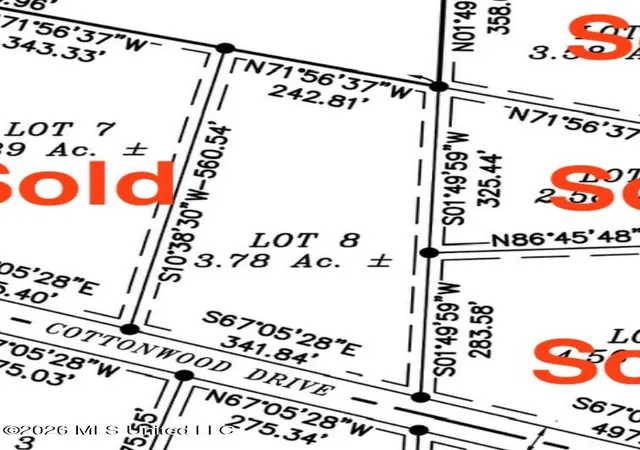 Photo 2 of Sale Pending at Lot 8 Cottonwood Dr, Lucedale, MS 39452 | MLS# 4163963 | Listing updated on 2026-10-15