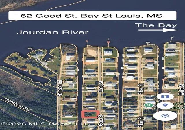 Photo 1 of Land for sale at 62 Good St, Bay Saint Louis, MS 39520 | MLS# 4164088 | Listing updated on 2026-09-30