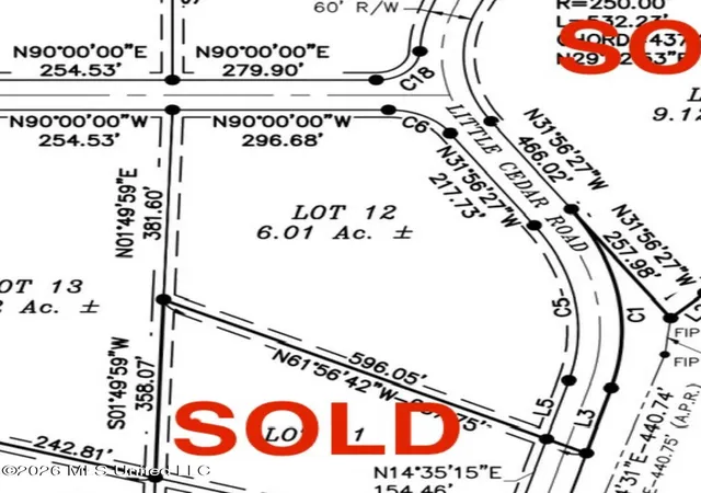 Photo 2 of Land for sale at Lot 12 Little Cedar Rd, Lucedale, MS 39452 | MLS# 4163961 | Listing updated on 2026-09-29