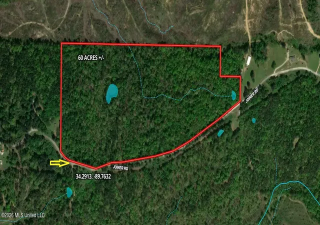 Photo 1 of Land for sale at 0 Joiner Rd, Batesville, MS 38606 | MLS# 4164673 | Listing updated on 2026-10-13