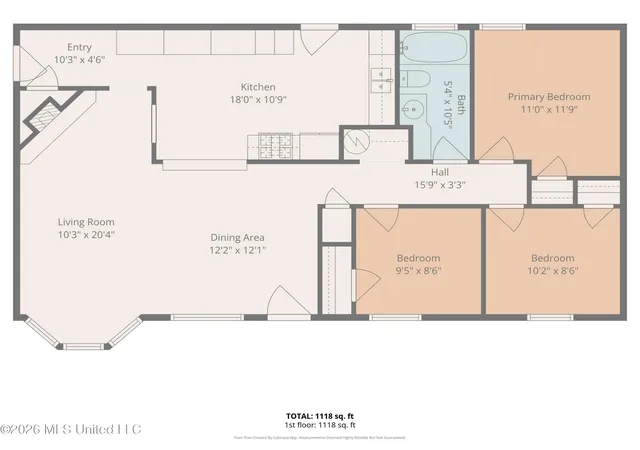 Photo 3 of Single family home for sale at 2630 Hillcrest Cvs, Horn Lake, MS 38637 | MLS# 4165396 | Listing updated on 2026-10-13