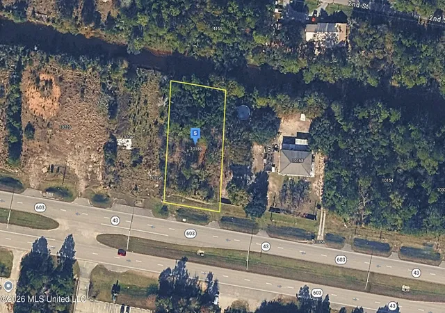 Photo 1 of Land for sale at 10188 Mississippi 603, Bay Saint Louis, MS 39520 | MLS# 4165424 | Listing updated on 2026-10-13