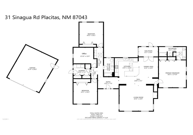 Photo 57 of Single family home for sale at 31 Sinagua Rd, Placitas, NM 87043 | MLS# 1102835 | Listing updated on 2026-09-09