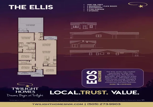Photo 3 of Single family home for sale at 2125 Dekooning Ave SE, Albuquerque, NM 87106 | MLS# 1103791 | Listing updated on 2026-09-15