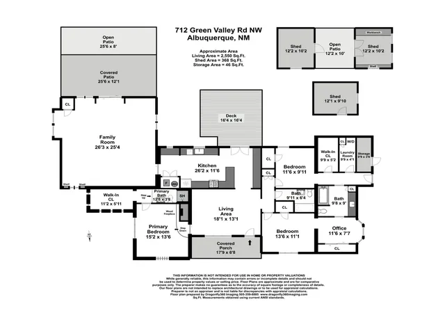 Photo 38 of Single family home for sale at 712 Green Valley Rd Nw, Los Ranchos, NM 87107 | MLS# 1104289 | Listing updated on 2026-09-11