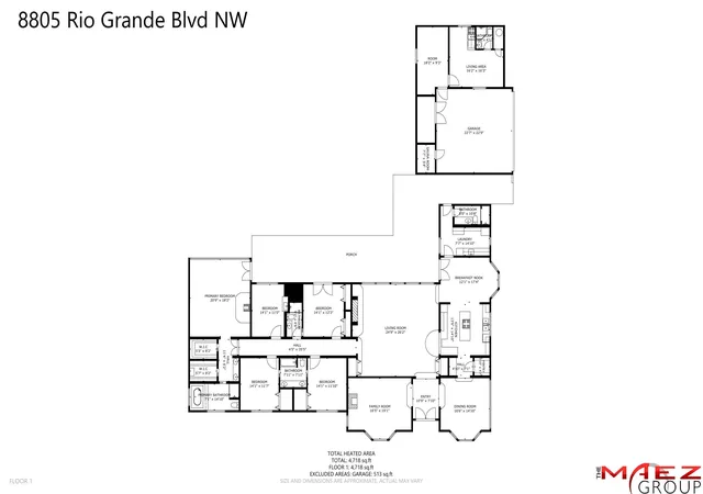 Photo 95 of Sale Pending at 8805 Rio Grande Blvd Nw, Los Ranchos, NM 87114 | MLS# 1104405 | Listing updated on 2026-09-09