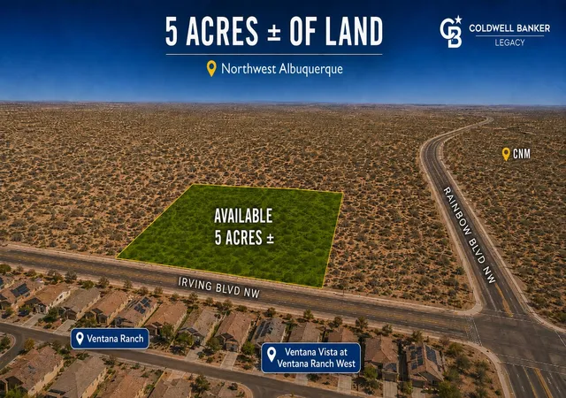 Land for sale at 5 Acres Northwest, Albuquerque, NM 87114 | MLS# 1107993