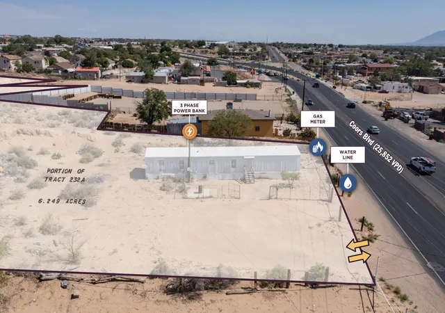 Photo 4 of Land for sale at 1735 Coors Blvd SW, Albuquerque, NM 87121 | MLS# 1109417 | Listing updated on 2026-09-02