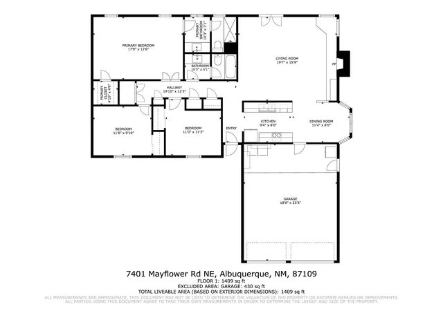 Photo 3 of Single family home for sale at 7401 Mayflower Rd Ne, Albuquerque, NM 87109 | MLS# 1110132 | Listing updated on 2026-09-24