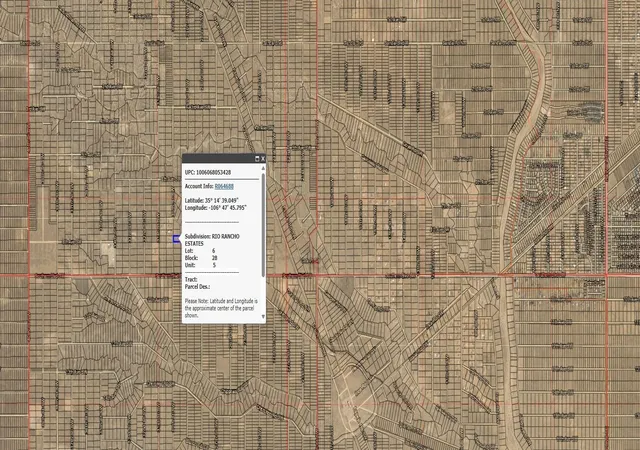 Photo 2 of Land for sale at 30th U5 B28 L6 St Sw #5, Rio Rancho, NM 87124 | MLS# 1110135 | Listing updated on 2026-08-31