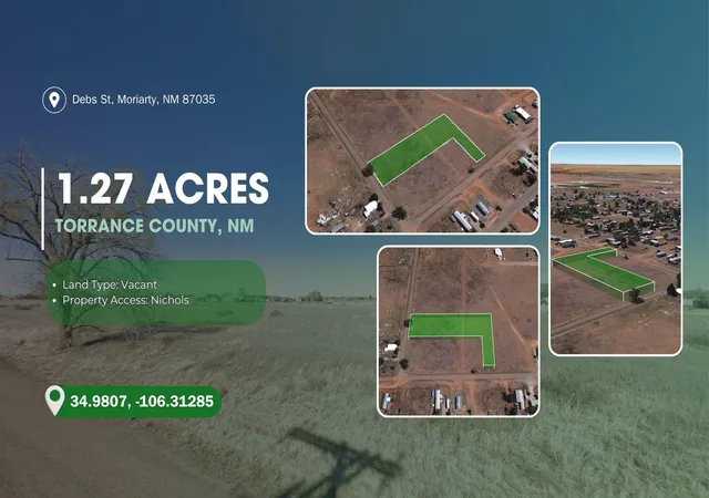 Photo 1 of Land for sale at Amelia Blk1 9 Ave, Moriarty, NM 87035 | MLS# 1110239 | Listing updated on 2026-09-02