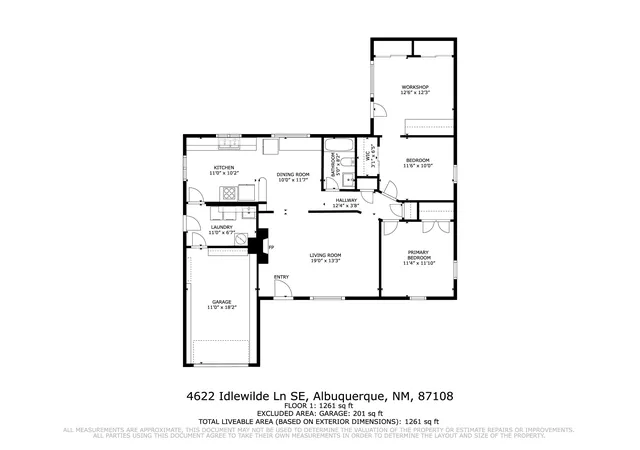 Photo 2 of Sale Pending at 4622 Idlewilde Ln Se, Albuquerque, NM 87108 | MLS# 1110355 | Listing updated on 2026-09-08