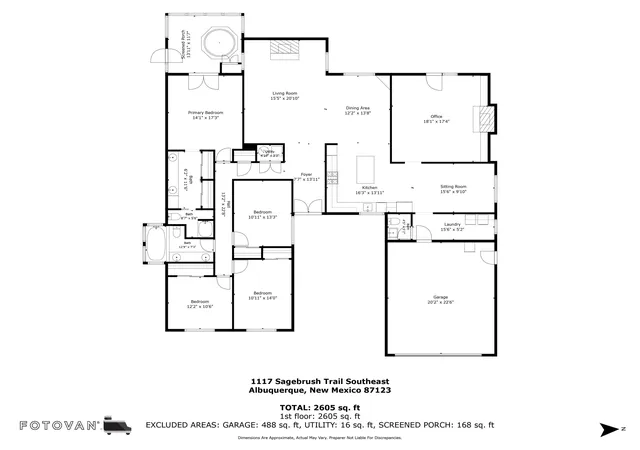 Photo 2 of Single family home for sale at 1117 Sagebrush Trl Se, Albuquerque, NM 87123 | MLS# 1110522 | Listing updated on 2026-09-10
