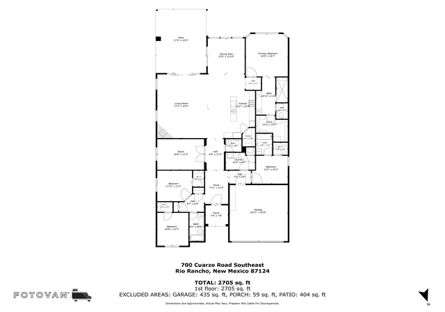 Photo 3 of Single family home for sale at 700 Cuarzo Rd SE, Rio Rancho, NM 87124 | MLS# 1110572 | Listing updated on 2026-09-10