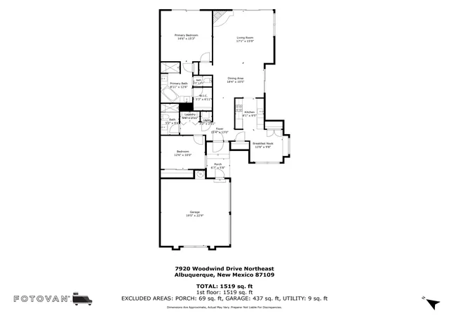 Photo 3 of Single family home for sale at 7920 Woodwind Dr NE, Albuquerque, NM 87109 | MLS# 1110705 | Listing updated on 2026-09-12