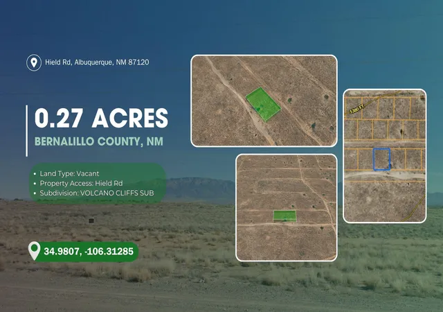 Land for sale at Hielo Rd, Albuquerque, NM 87120 | MLS# 1110908