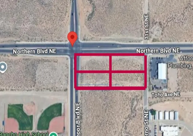 Photo 3 of Land for sale at Se Cor Broadmoor And Northern Blvd Rr Ne, Rio Rancho, NM 87124 | MLS# 1110921 | Listing updated on 2026-09-13