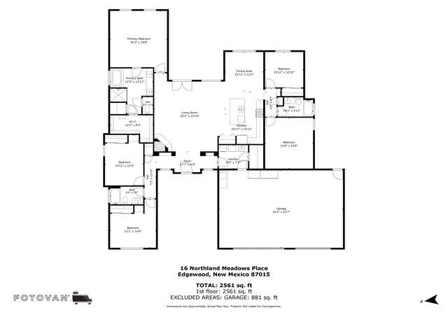 Photo 34 of Single family home for sale at 16 Northland Meadows Pl, Edgewood, NM 87015 | MLS# 1110871 | Listing updated on 2026-10-07