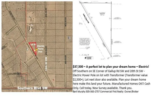Photo 2 of Land for sale at Gallup Rd Sw, Rio Rancho, NM 87124 | MLS# 1111173 | Listing updated on 2026-09-28