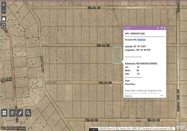 Photo 1 of Land for sale at Sub Rio Rancho Ests Lot 10, Rio Rancho, NM 87144 | MLS# 1111311 | Listing updated on 2026-09-21