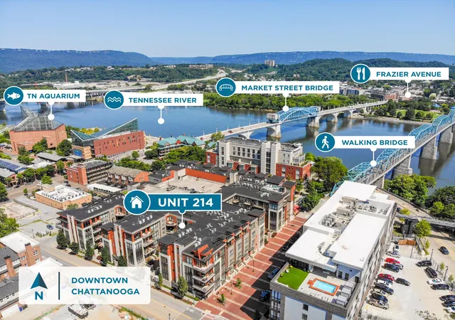 Condo for sale at 129 Walnut St #Unit 214, Chattanooga, TN 37403 | MLS# 1527399