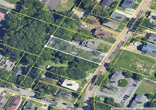 Photo 1 of Land for sale at 1517 Old Ringgold Rd, Chattanooga, TN 37404 | MLS# 1543430 | Listing updated on 2026-09-25
